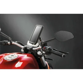 Βιδωτή βάση στήριξης κινητού Optiline Titan Brake για ρεζερβουάρ φρένου στο τιμόνι μηχανής με απόσταση βίδα σε βίδα 12,5 mm έως 75 mm και σύστημα Duolock