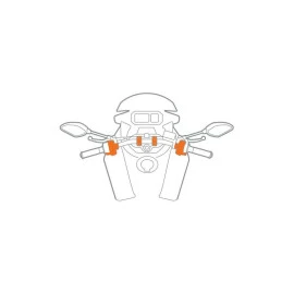 Βιδωτή βάση στήριξης κινητού Titan Optiline M6 Pro για τις Βίδες στα καβαλέτα ή στους διακόπτες τιμονιού και σύστημα Duolock