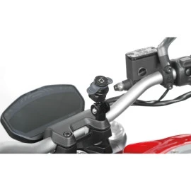 Βιδωτή βάση στήριξης κινητού Optiline Titan M8 Pro για τις βίδες στα καβαλέτα ή στους διακόπτες στο τιμόνι μηχανής με σύστημα Duolock