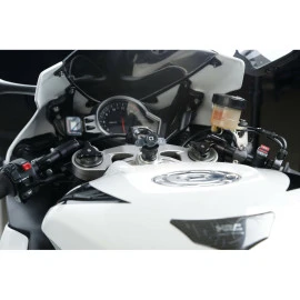 Βιδωτή βάση στήριξης κινητού Optiline Titan Stem για κεντρική βίδα πλάκας τιμονιού μηχανής με διάμετρο από 12 mm έως 25,1 mm σύστημα Duolock