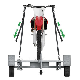 Ιμάντες πρόσδεσης για μεταφορά μοτοσικλέτας (τράβηγμα κάτω) 500kg/ 38mmx210cm 2τμχ