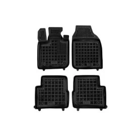 Fiat 500e Electric (2020+) λαστιχένια μαύρα πατάκια σκαφάκια Rezaw Plast - 4τμχ