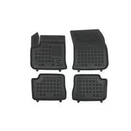 Fiat 600e Electric (2023+) λαστιχένια μαύρα πατάκια σκαφάκια Rezaw Plast - 4τμχ