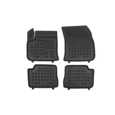 Fiat 600e Electric (2023+) λαστιχένια μαύρα πατάκια σκαφάκια Rezaw Plast - 4τμχ