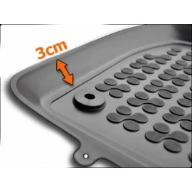 Seat Leon Sportstourer Mild Hybrid (2024+) λαστιχένια μαύρα πατάκια σκαφάκια Rezaw Plast - 4τμχ