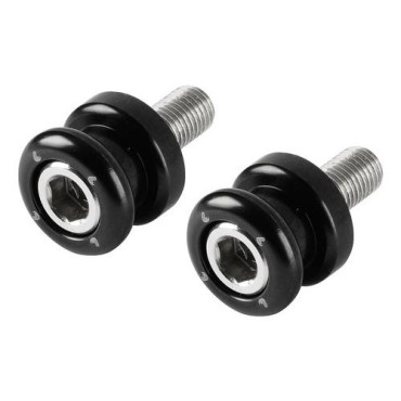 Μπομπίνες κιτ στήριξης μαύρα αλουμινίου για καβαλέτα M12x1,50mm 2τμχ