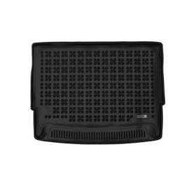 Renault Austral E-Tech (2022+) Full Hybrid (HEV) one floor version κανονική ρεζέρβα πατάκι πορτ μπαγκάζ λαστιχένιο μαύρο σκαφάκι Rezaw Plast - 1τμχ