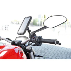 Θήκη κινητού Hard Case της σειράς Optiline Universal εφαρμογής για κινητά με μέγιστες διαστάσεις 78 x 165 mm, συμβατή με βάσεις στήριξης κινητού Optiline για μηχανή με σύστημα Duolock