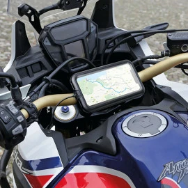 Θήκη κινητού Hard Case της σειράς Optiline Universal εφαρμογής για κινητά με μέγιστες διαστάσεις 78 x 165 mm, συμβατή με βάσεις στήριξης κινητού Optiline για μηχανή με σύστημα Duolock