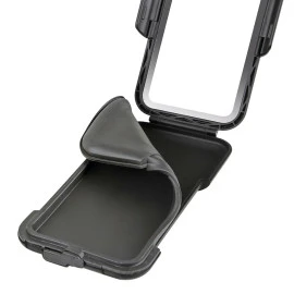 Θήκη κινητού Hard Case της σειράς Optiline Universal εφαρμογής για κινητά με μέγιστες διαστάσεις 78 x 165 mm, συμβατή με βάσεις στήριξης κινητού Optiline για μηχανή με σύστημα Duolock