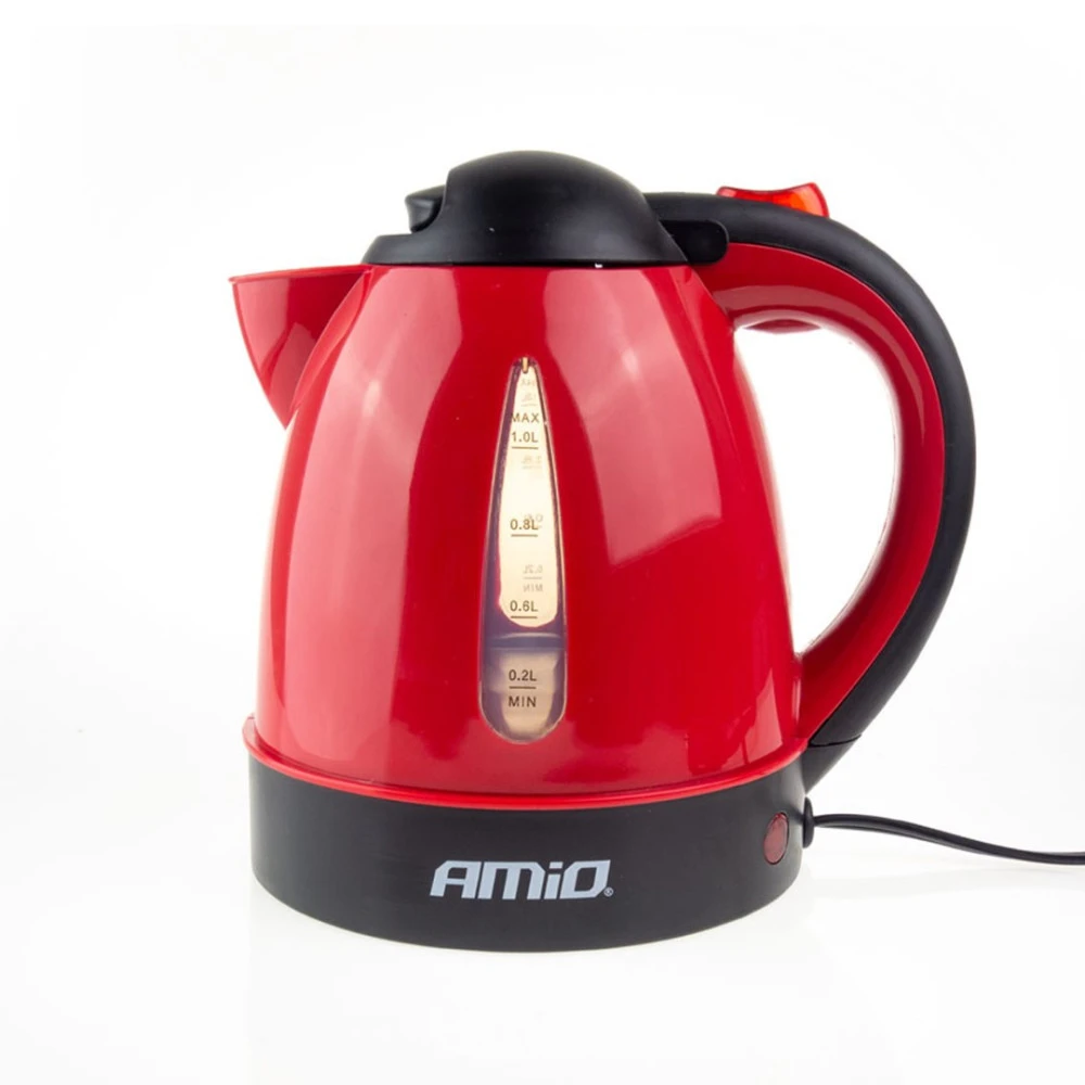 Βραστήρας νερού Amio 1Lt 12V 150W με καλώδιο 1,5m (02175)