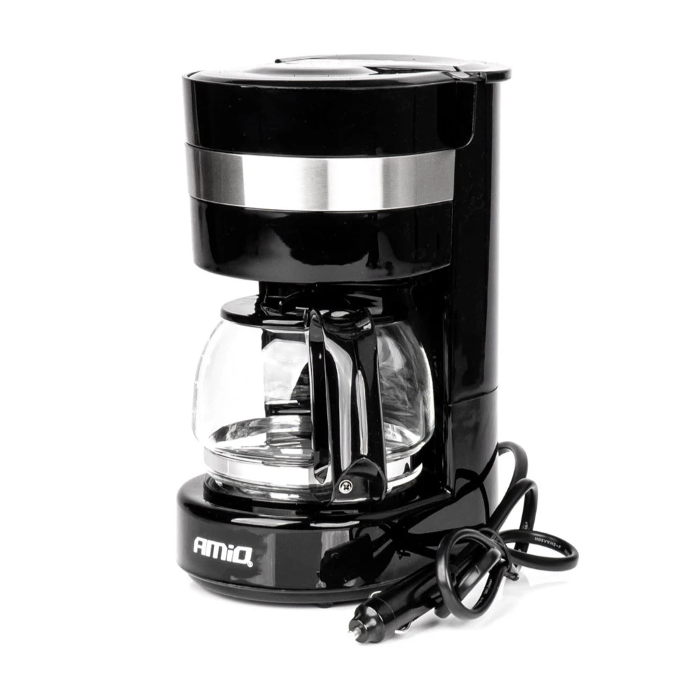 Καφετιέρα φίλτρου για γαλλικό καφέ Amio 24V 300W 650ml μαύρη/inox (03234)