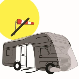Κουκούλα για αυτοκινούμενο Camper Lampa Pro-Tekt CM-XL 700x238x270cm