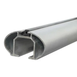 Μπάρες οροφής αλουμινίου Menabo Brio XL ασημί 135cm για αυτοκίνητα με Raised Rails - 2τμχ