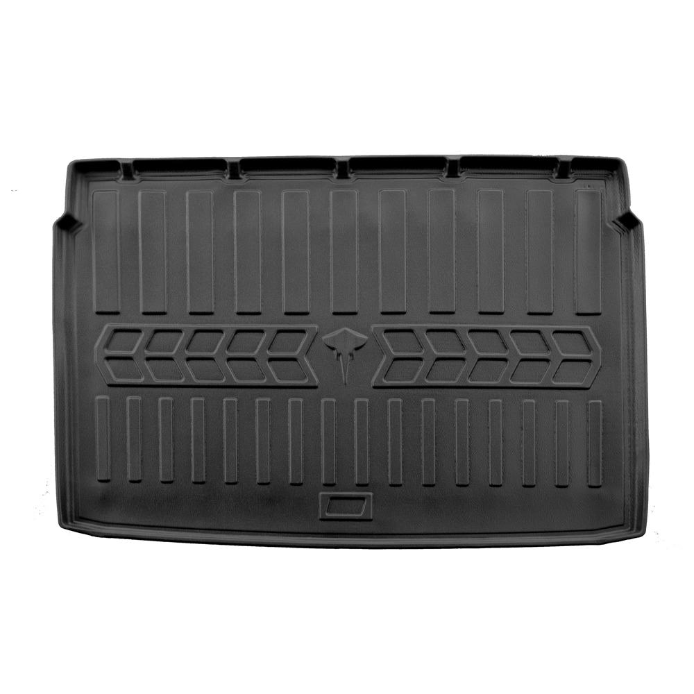 Peugeot 2008 II / E-2008 5D 2019+ Upper floor πατάκι πορτ μπαγκάζ πλαστικό μαύρο σκαφάκι Race Axion -1τμχ