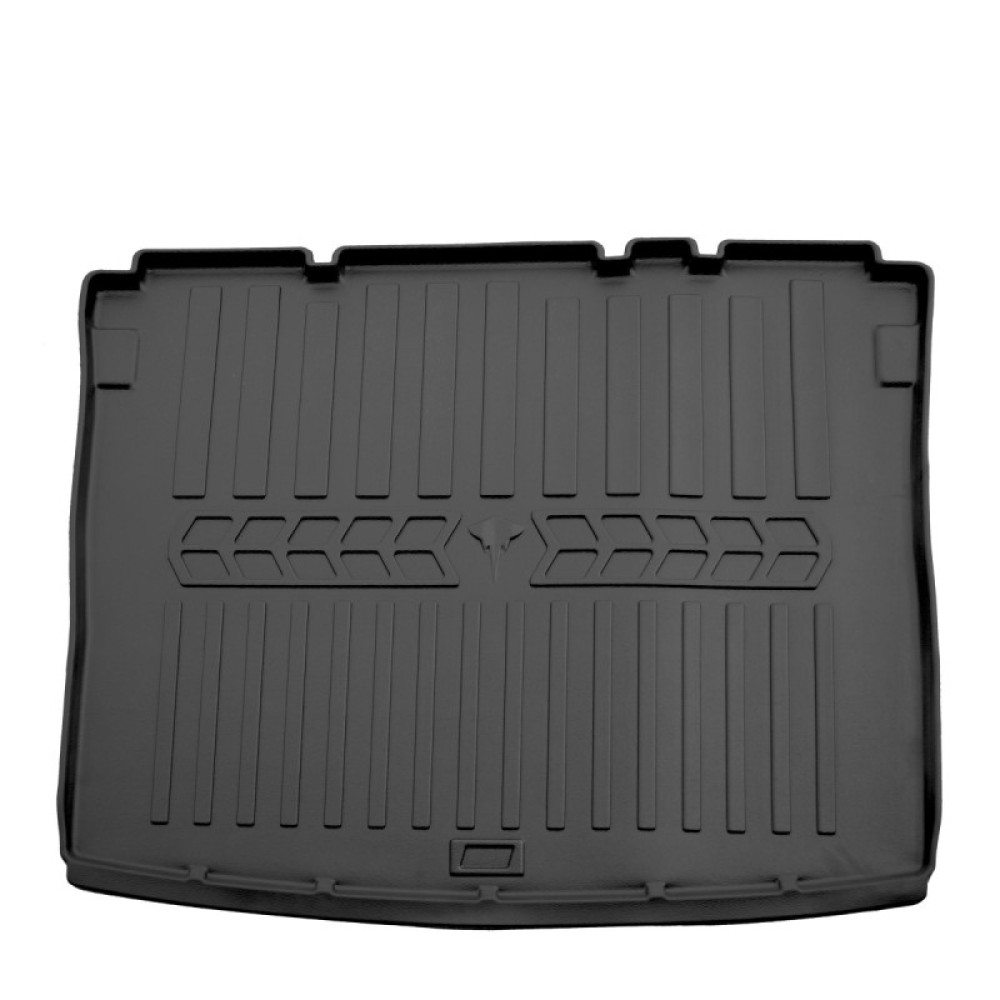 VW Caddy III (2K) Life (2003-2020) 4D (L1 Short) πατάκι πορτ μπαγκάζ πλαστικό μαύρο σκαφάκι Race Axion -1τμχ
