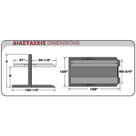 Ανυψωτικό δικόλωνο BendPak για πάρκινγκ – 1 τεμ. (LIFT.PL-7X)