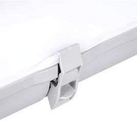 GloboStar® 60171 LED Γραμμικό Βιομηχανικό Φωτιστικό Tri-Proof 60cm 24W 2738lm 120° AC 220-240V Αδιάβροχο IP65 Μ60 x Π10.5 x Υ8cm Φυσικό Λευκό 4500K - 3 Χρόνια Εγγύηση
