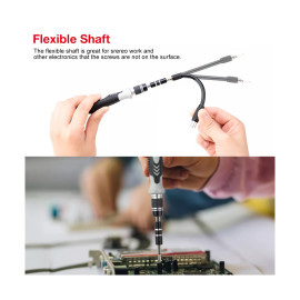 GLOBOSTAR® ELEKIT 79996 Ολοκληρωμένο Mini DIY ΚΙΤ με 115 Μικροεργαλεία σε 1 Βαλιτσάκι - Μαύρο & Λευκό - Μ15.5 x Π10 x Υ5cm