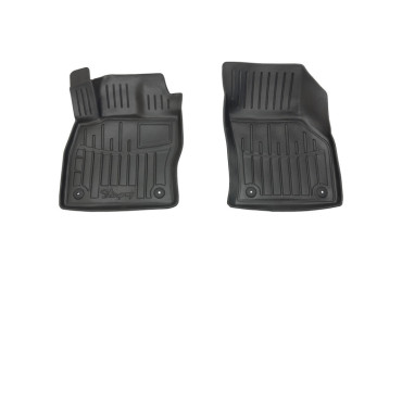 Audi A3 (2012-2020) / Seat Leon (2012-2020) / Skoda Karoq (2018+) / Octavia A7 (2013-2020) / VW Golf VII (2012-2020) λαστιχένια μαύρα πατάκια σκαφάκια RACE AXION - 2τμχ