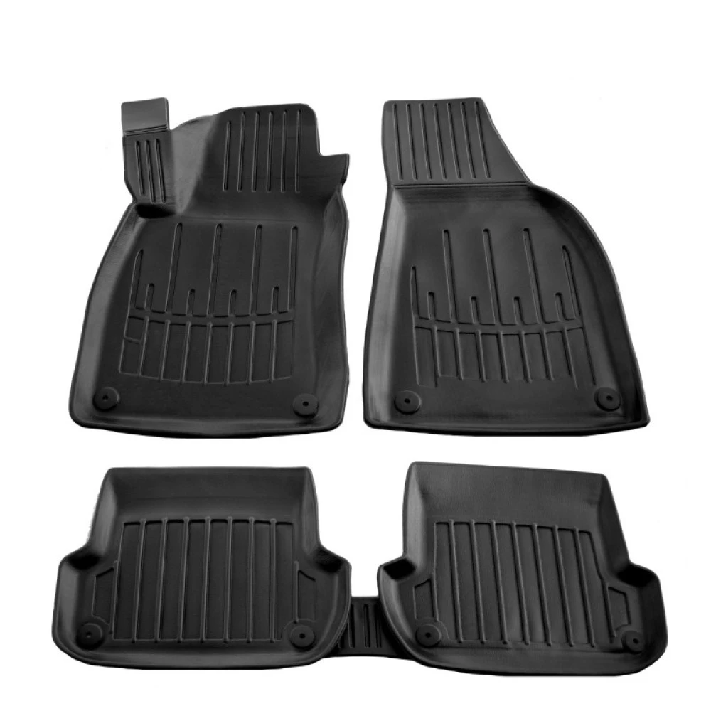 Audi A4 (B6/B7) (2000-2008) 4/5 Door λαστιχένια μαύρα πατάκια σκαφάκια RACE AXION - 5τμχ