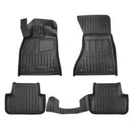 Audi A4 (B8) (2007-2015) 4D/5D λαστιχένια μαύρα πατάκια σκαφάκια RACE AXION - 4τμχ