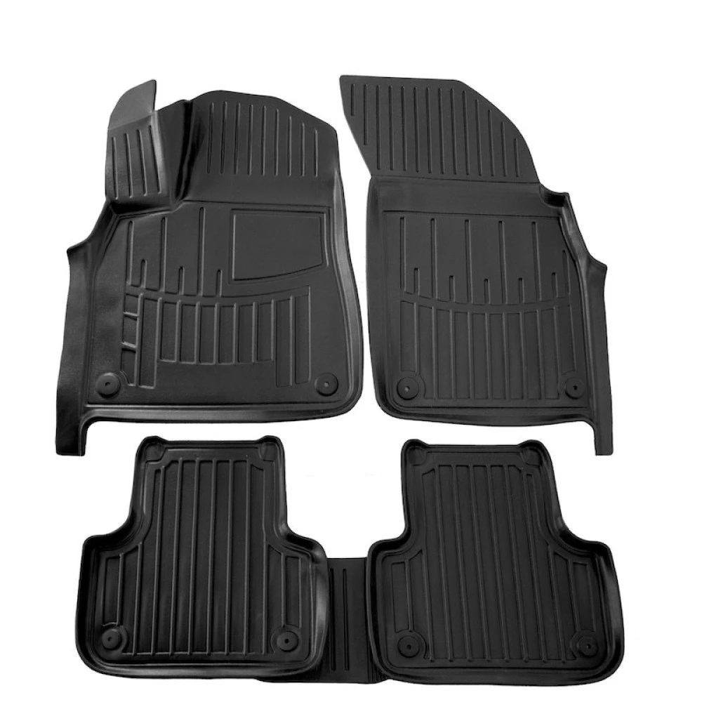 Audi Q7 (4M) (2015+) 5D λαστιχένια μαύρα πατάκια σκαφάκια RACE AXION - 5τμχ