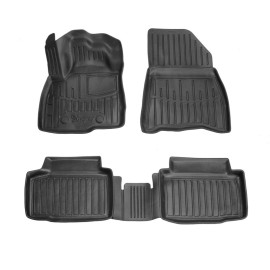 Dacia Bigster (2025+) / Duster III (P1310) (2024+) 5D 4x4 λαστιχένια μαύρα πατάκια σκαφάκια RACE AXION - 5τμχ