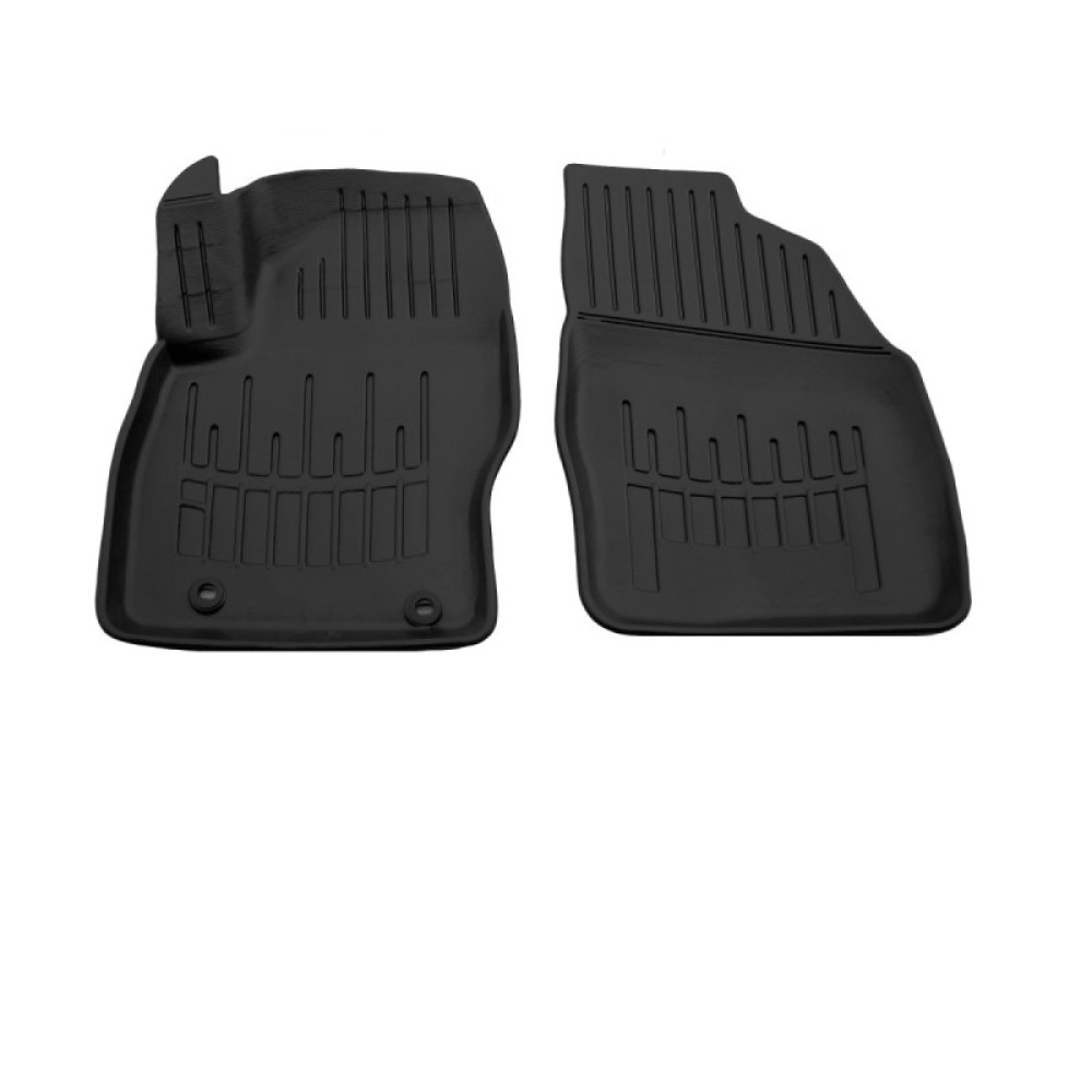 Ford Focus MK2 (2004-2011) 4/5 Door λαστιχένια μαύρα πατάκια σκαφάκια RACE AXION - 2τμχ