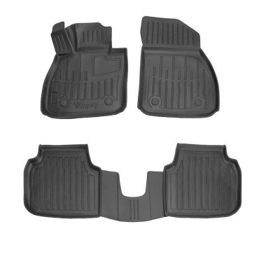 Mini Clubman (F54) (2014-2024) 6D λαστιχένια μαύρα πατάκια σκαφάκια RACE AXION - 5τμχ