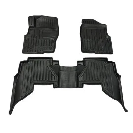 Nissan Pathfinder III (R51) (2010-2015) 5 Door λαστιχένια μαύρα πατάκια σκαφάκια RACE AXION - 3τμχ