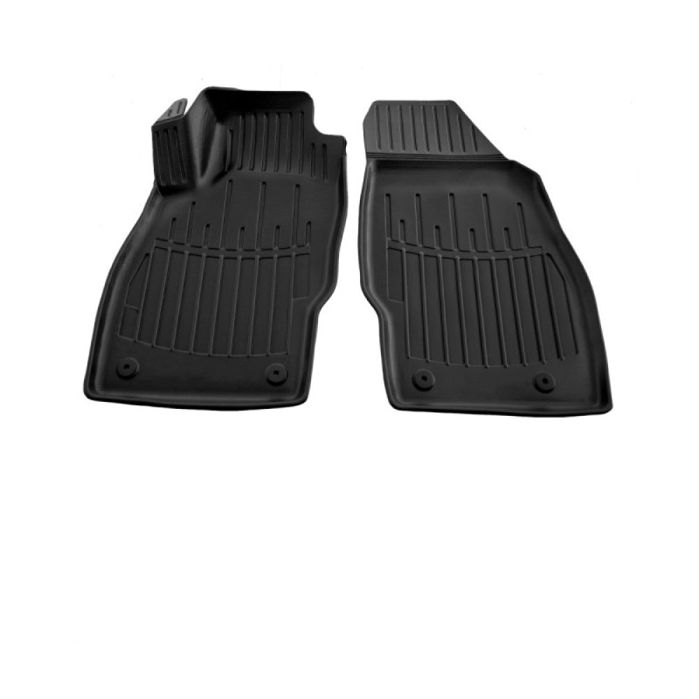 Opel Corsa D (2006-2014) 5 Door λαστιχένια μαύρα πατάκια σκαφάκια RACE AXION - 2τμχ