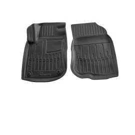 Peugeot 2008 (2013-2019) 5 Door λαστιχένια μαύρα πατάκια σκαφάκια RACE AXION - 2τμχ