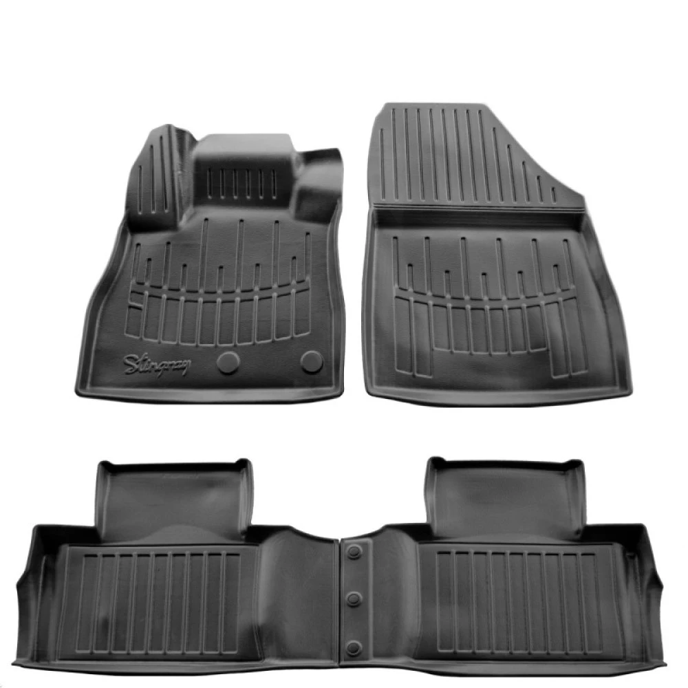 Renault Grand Scenic (RFA) (2016-2022) 5 Door λαστιχένια μαύρα πατάκια σκαφάκια RACE AXION - 4τμχ
