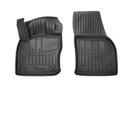 Skoda Kodiaq (2016-2024) / VW Tiguan (2015-2024) / Seat Tarraco / Ateca (2016+) λαστιχένια μαύρα πατάκια σκαφάκια RACE AXION - 2τμχ