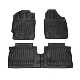 Toyota Yaris III (XP13) (2011-2020) 3/5 Door λαστιχένια μαύρα πατάκια σκαφάκια RACE AXION - 4τμχ