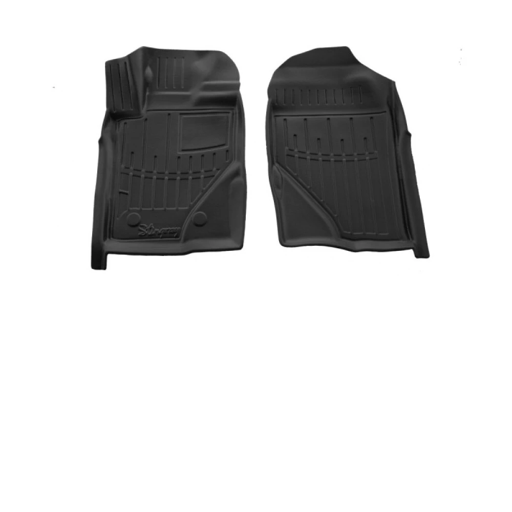 Volkswagen Amarok (NF) (2022+) λαστιχένια μαύρα πατάκια σκαφάκια RACE AXION - 2τμχ