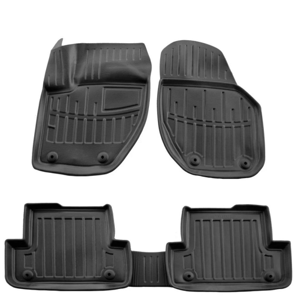 Volvo V40 (P521) (2012-2019) 5 Door λαστιχένια μαύρα πατάκια σκαφάκια RACE AXION - 5τμχ