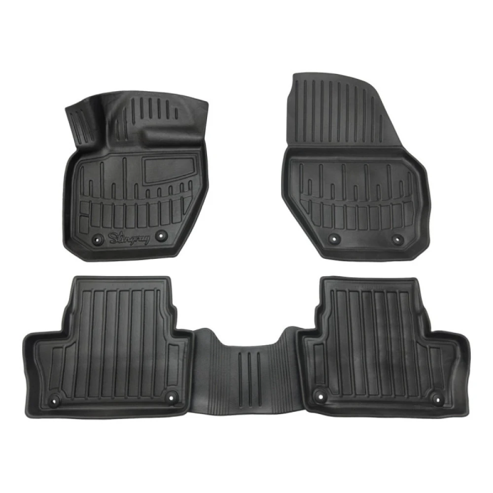 Volvo XC60 (Y20) (2008-2017) 5 Door λαστιχένια μαύρα πατάκια σκαφάκια RACE AXION - 5τμχ