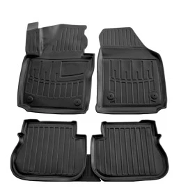 VW Caddy III (2K) (2003-2020) 4 Door λαστιχένια μαύρα πατάκια σκαφάκια RACE AXION - 5τμχ