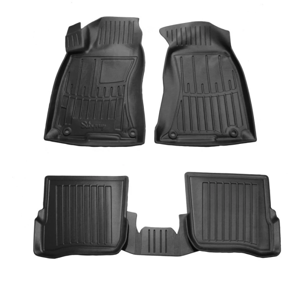 VW Passat (B5) (1996-2005) 5 Door λαστιχένια μαύρα πατάκια σκαφάκια RACE AXION - 5τμχ