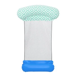 BESTWAY φουσκωτή καρέκλα θαλάσσης 43555, 145x87cm, βεραμάν/μπλε