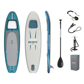 Φουσκωτή Σανίδα SUP Bestway Aqua Drifter View 6532H με Διάφανο Παράθυρο 335x91.5x15cm Μπλε