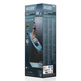 Φουσκωτή Σανίδα SUP Bestway Aqua Drifter View 6532H με Διάφανο Παράθυρο 335x91.5x15cm Μπλε