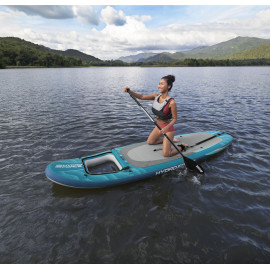 Φουσκωτή Σανίδα SUP Bestway Aqua Drifter View 6532H με Διάφανο Παράθυρο 335x91.5x15cm Μπλε