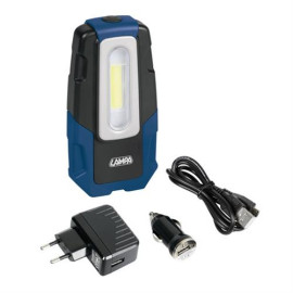Φακός GL-2 12/24/230V/USB COB LED 150lm 2W 7.000K Pro-Series αδιάβροχος με μαγνητική βάση + γάντζος 