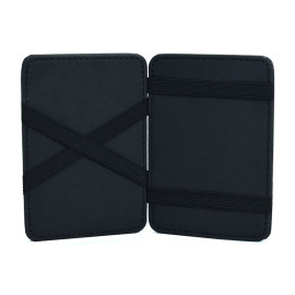 Έξυπνο Πορτοφόλι Καρτών INTIME IT-013 με Προστασία RFID, PU Leather, Μαύρο