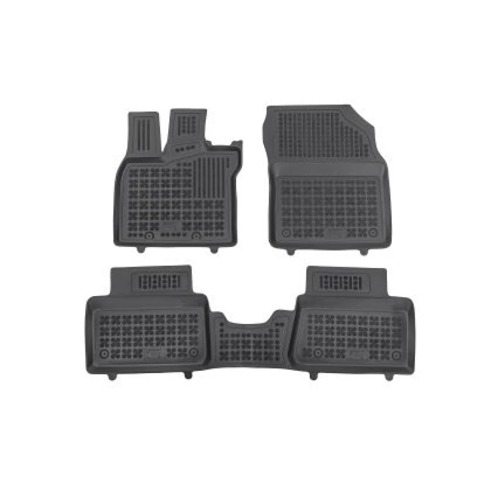 Lexus LBX (2023+) Hybrid, 4x2 (FWD) and 4x4 (AWD) λαστιχένια μαύρα πατάκια σκαφάκια Rezaw Plast - 3τμχ