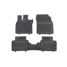 Lexus LBX (2023+) Hybrid, 4x2 (FWD) and 4x4 (AWD) λαστιχένια μαύρα πατάκια σκαφάκια Rezaw Plast - 3τμχ