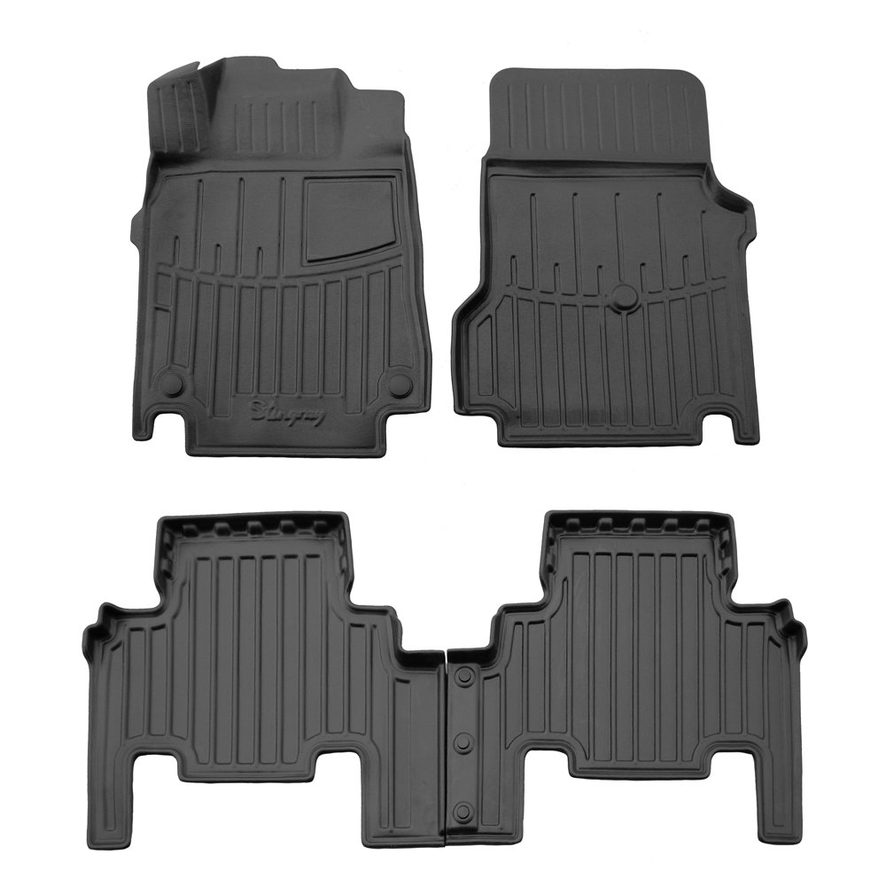 Mercedes A-Class W168 Short 5D (1997-2004) λαστιχένια μαύρα πατάκια σκαφάκια RACE AXION - 4τμχ